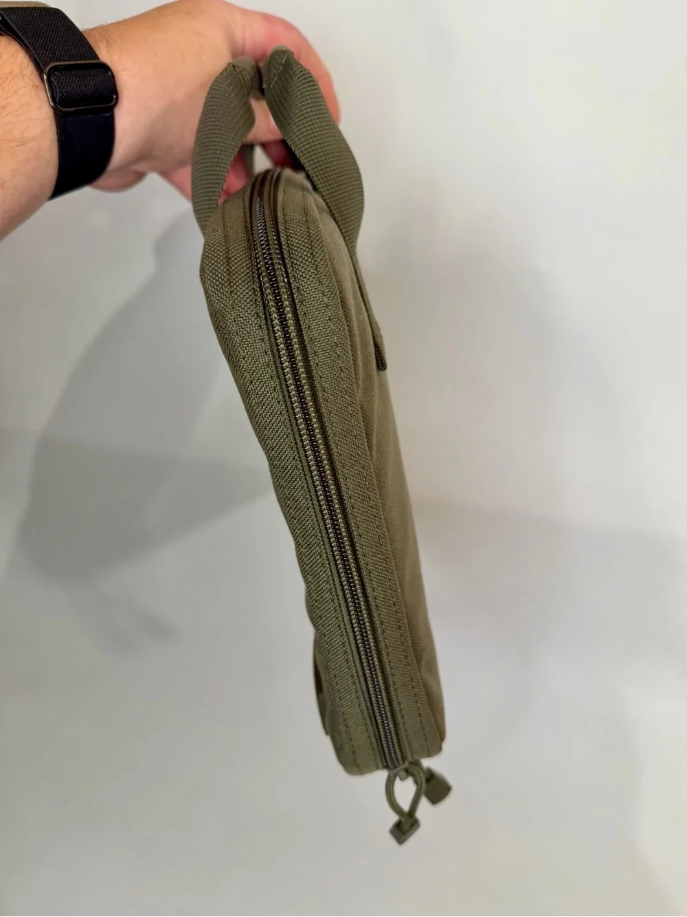 5.11 Single Pistol Case, Ranger Green 9”H x 12”L x 3” Deep Range Bag Full Zip